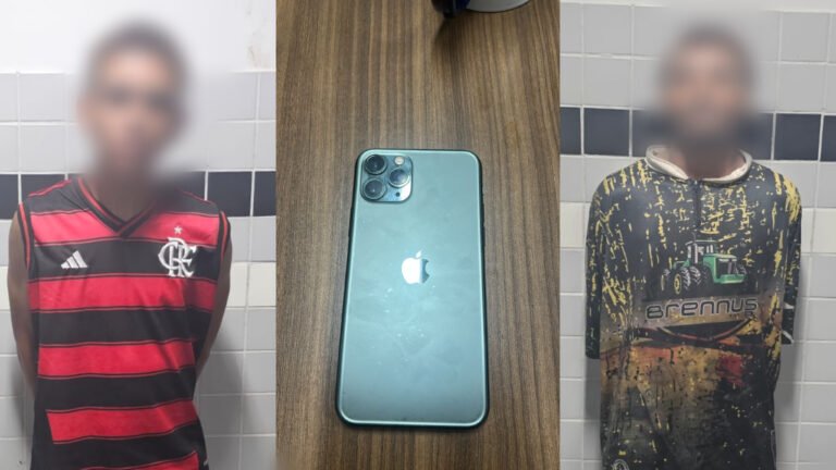 Dupla é presa após roubo de celulares no bairro Bela Vista, em Itaituba