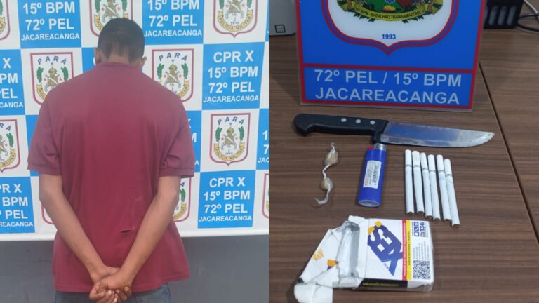 Adolescente é apreendido com drogas e faca durante Operação Força Total em Jacareacanga
