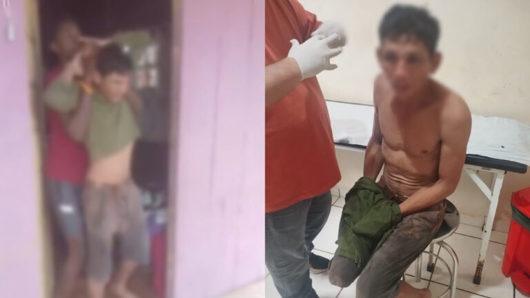 VÍDEO; Suspeito de furto é agredido por populares e acaba hospitalizado em Itaituba