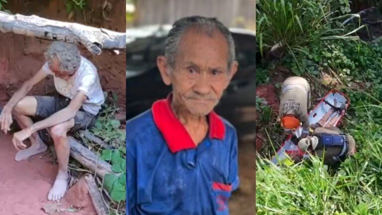 VÍDEO; Idoso de 85 anos é encontrado com vida após passar cinco dias em cratera em Novo Progresso 