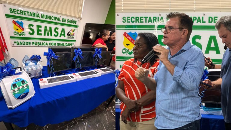 VÍDEO; Prefeitura de Itaituba reforça saúde com entrega de 50 computadores e 8 nebulizadores