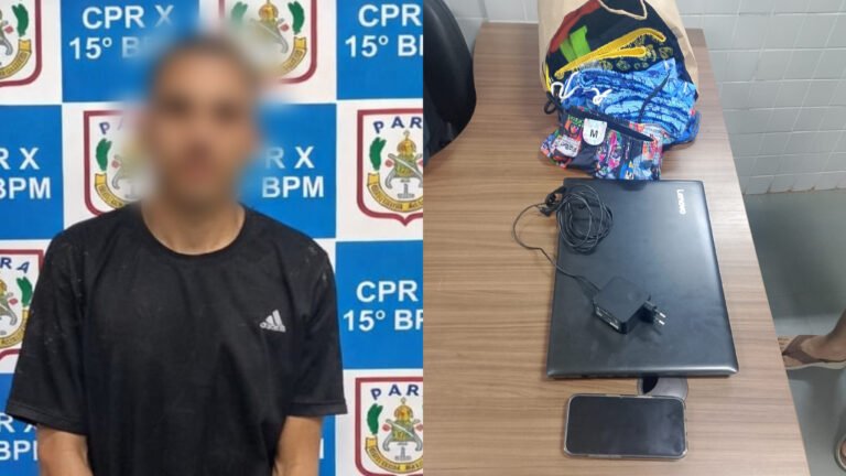 Homem é preso suspeito de arrombamento e furto em loja no centro de Itaituba