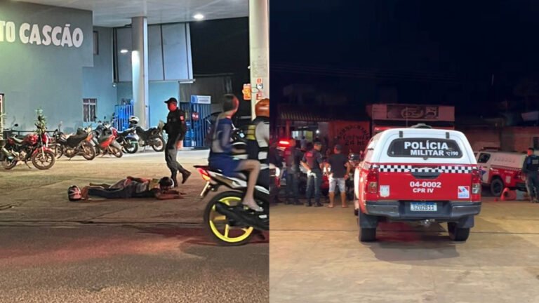 VÍDEO; Perseguição policial termina com suspeito baleado e motociclista preso em Tucuruí