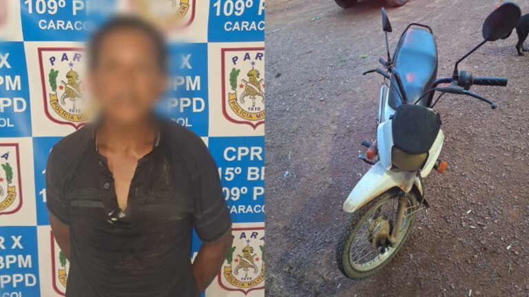 Suspeito de furto é preso após perseguição em Caracol e acaba denunciado por estupro de vulnerável em Trairão