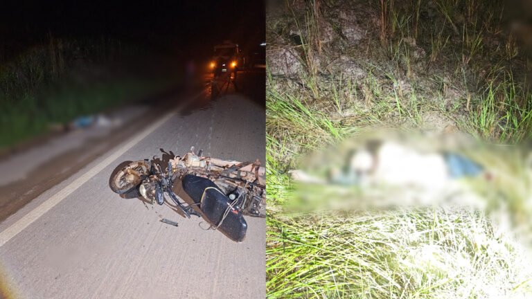 Dois homens morrem após colisão entre caminhonete e motocicleta na BR-230, próximo a Divinópolis