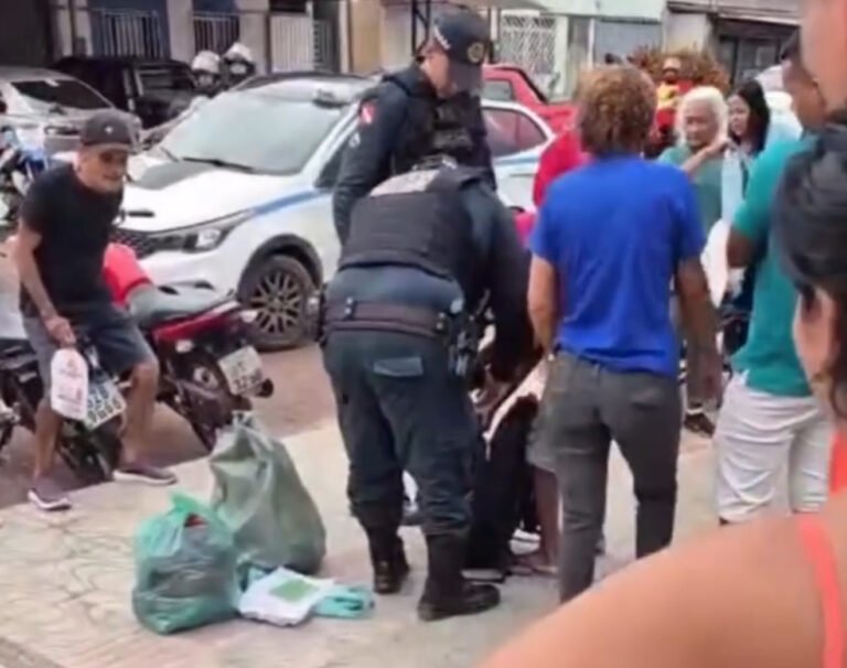 VÍDEO; Confusão na fila do Minha Casa, Minha Vida termina com apreensão de facão em Itaituba