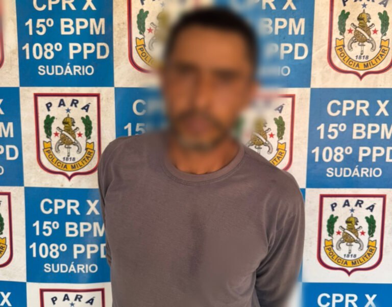 Homem é preso em flagrante suspeito de ato obsceno contra duas crianças em comunidade garimpeira de Itaituba