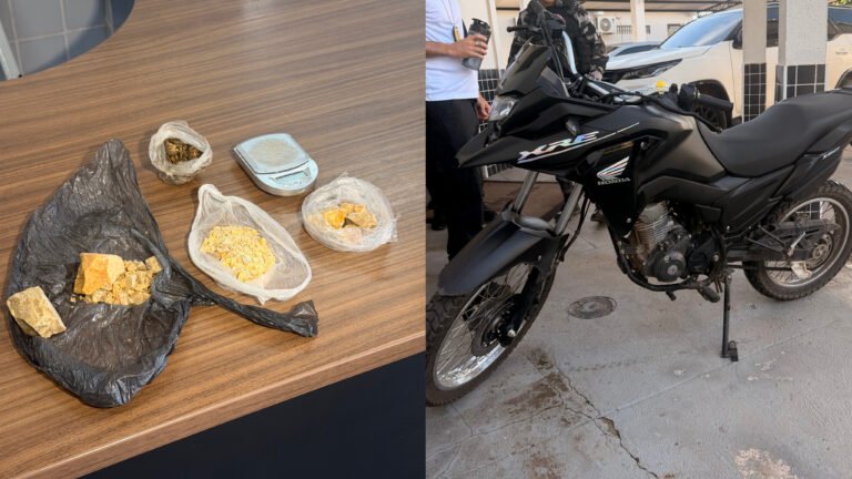 1ª CIME apreende drogas e motocicleta após suspeito fugir de abordagem em Itaituba