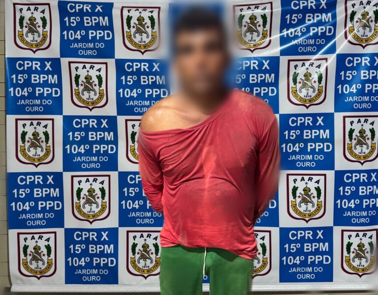 Suspeito de tentativa de abuso sexual é conduzido à polícia após caso em fazenda na zona rural de Itaituba