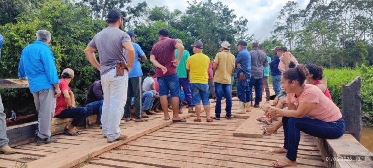 VÍDEO; Ponte cede na vicinal do Lama e moradores cobram solução urgente em Placas