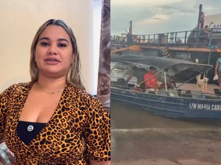 Enfermeira relata emoção após parto ser realizado dentro de voadeira no rio Tapajós