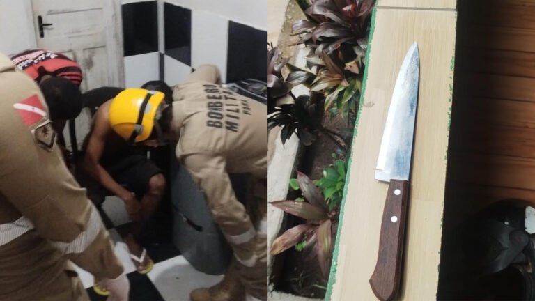 Jovem fica ferido após crise emocional e mobiliza PM e Bombeiros em Itaituba