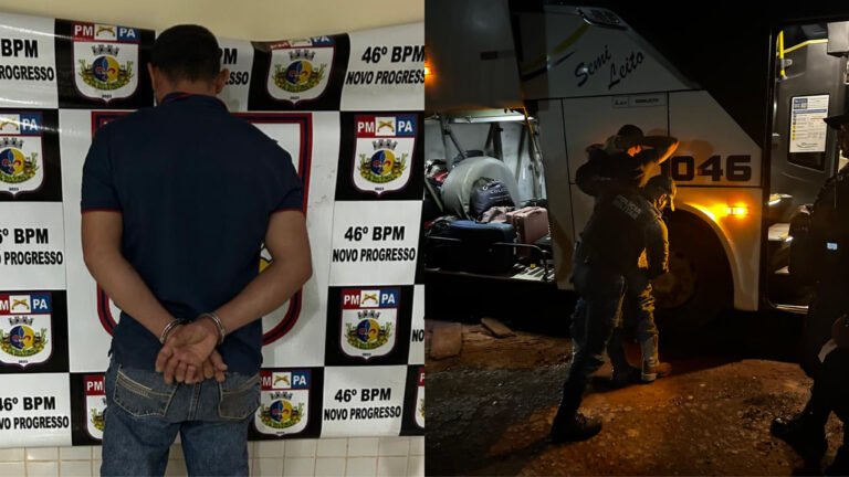 PM cumpre mandado por homicídio e apreende drogas durante operação em Novo Progresso
