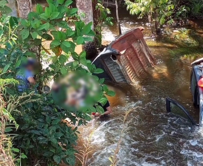 Viatura da Força Nacional cai em rio e deixa um morto na BR-230, no Amazonas