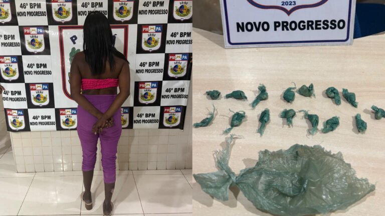 Prisões por drogas e furto são registradas em Novo Progresso durante operação policial