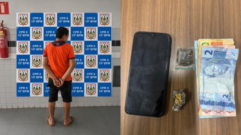 Suspeito é detido com drogas após tentar fugir da PM em Itaituba