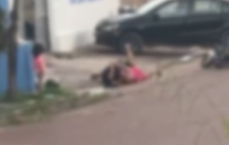 VÍDEO; Homem agride ex-companheira na frente de criança em residencial de Itaituba