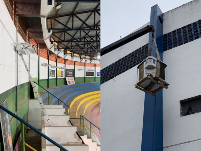 Obras de climatização do Ginásio Poliesportivo de Itaituba avançam e devem ser concluídas antes da Copa Ouro de Futsal 2026