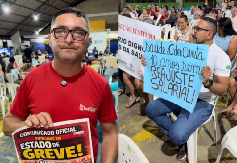 VÍDEO; Servidores cobram reajuste após década sem aumento e entram em estado de greve em Itaituba