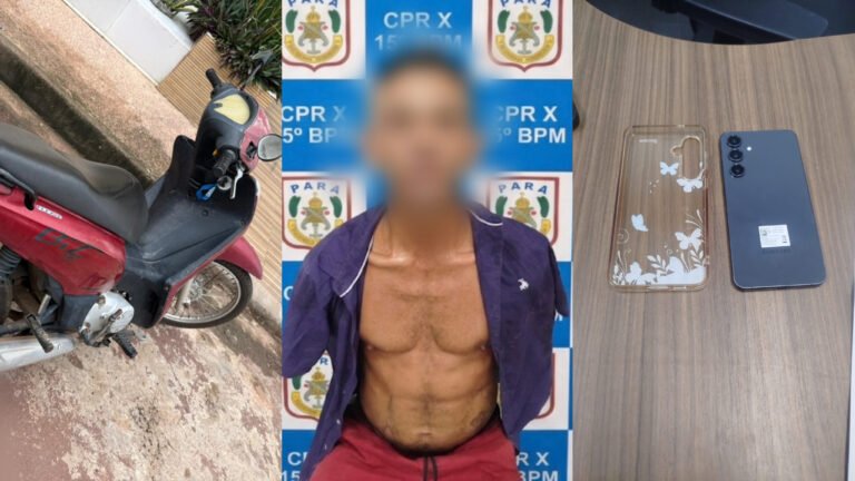 Suspeito de roubo em fila da SEMDAS é preso com celular de vítima em Itaituba