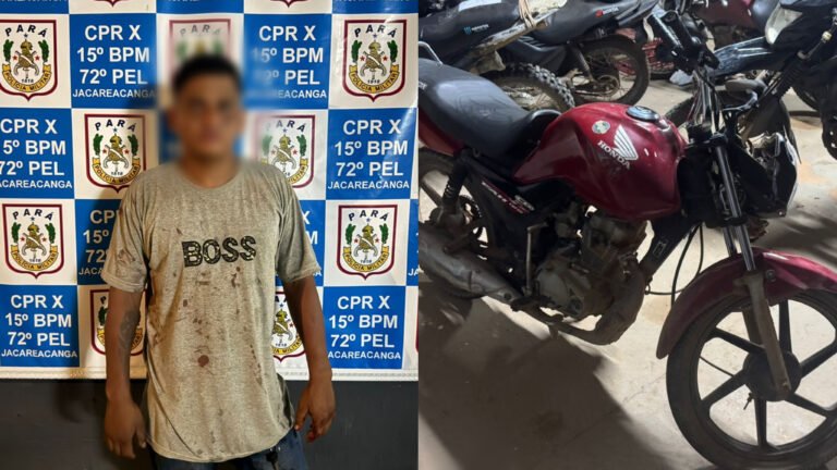 Homem com mandado por tráfico é preso após acidente com motocicletas em Jacareacanga