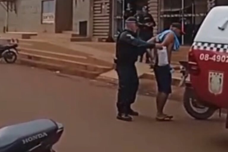 VÍDEO; Homem é preso por tráfico de drogas em Medicilândia após tentar esconder entorpecentes