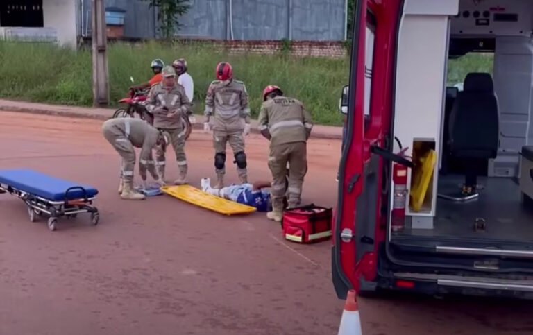 Motociclista fica ferido após acidente na Transamazônica, em Itaituba