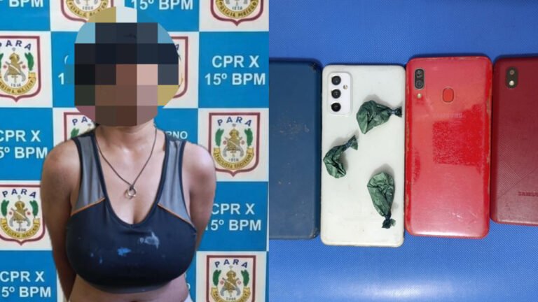 Mulher é detida após ocorrência de violência doméstica e apreensão de droga em Itaituba