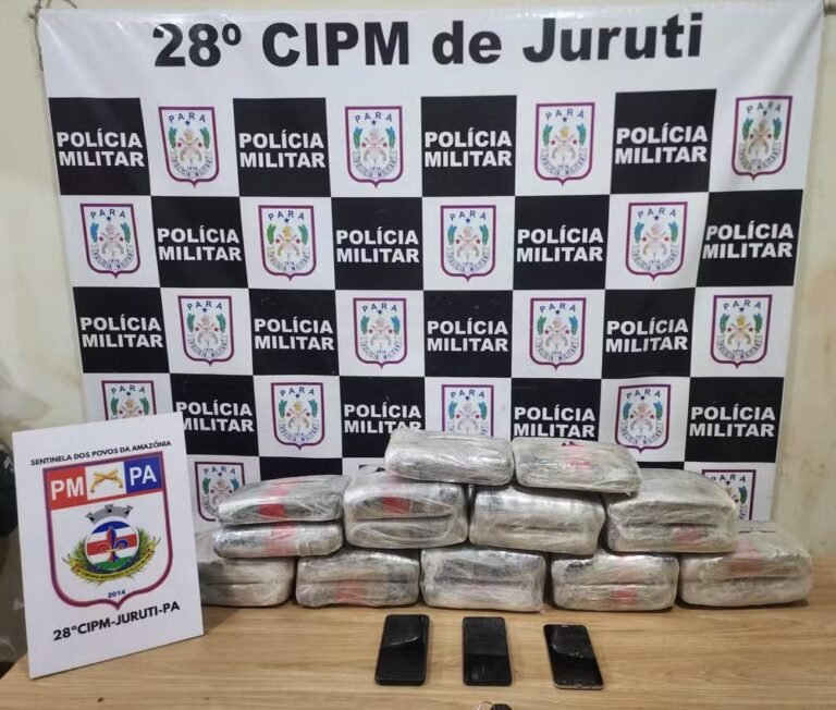 Operação integrada apreende mais de 23 kg de drogas e prende dois suspeitos no oeste do Pará