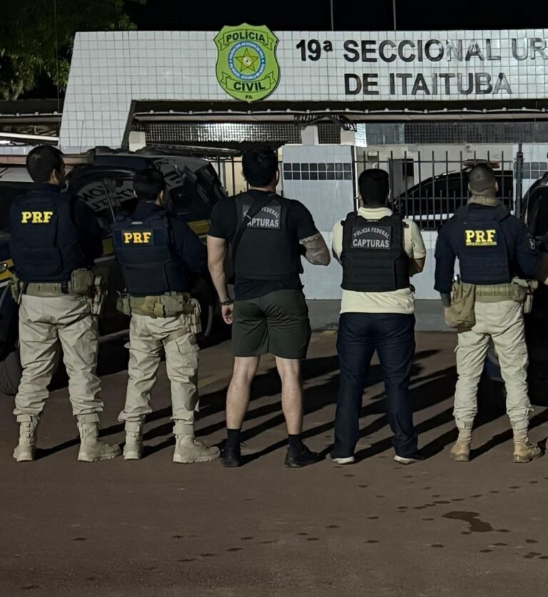 Foragido por tráfico de drogas é preso em ação conjunta da PRF e Polícia Federal em Itaituba