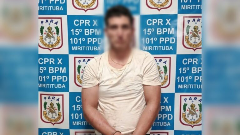 VÍDEO; Caminhoneiro é contido pela PM após ameaçar segurança com facão em Miritituba