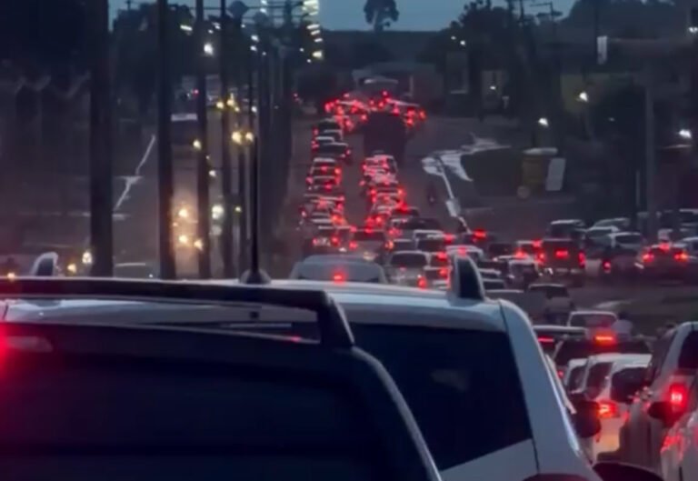 VÍDEO; Fiscalização reforçada causa congestionamento na Transamazônica em Itaituba