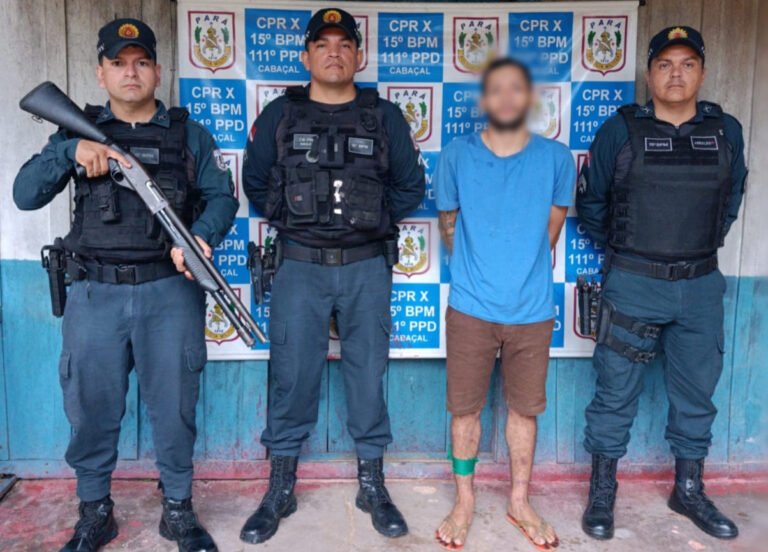 Foragido da Justiça é capturado pela PM em comunidade garimpeira de Itaituba