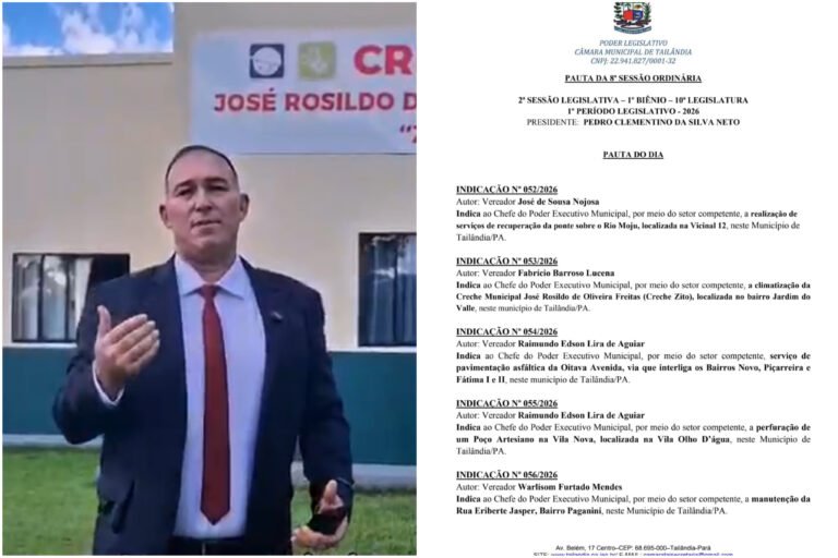 VÍDEO; Vereador cobra climatização de creche e rebate fala de parlamentar em Tailândia