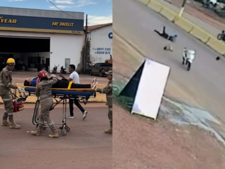 VÍDEO; Motociclista fica ferida após colidir com cachorro na Transamazônica, em Itaituba