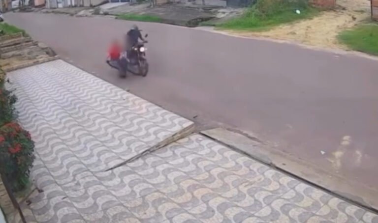 VÍDEO; Assalto a ciclista é registrado por câmeras de segurança em Itaituba