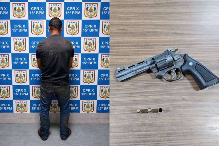 Suspeito é preso após disparo de arma de fogo e ameaças em comunidade rural de Itaituba