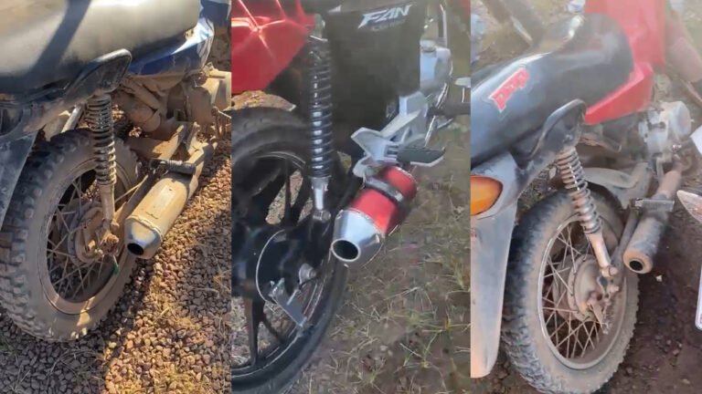 Polícia Militar intensifica fiscalização e apreende motocicletas com escapamentos adulterados em Itaituba