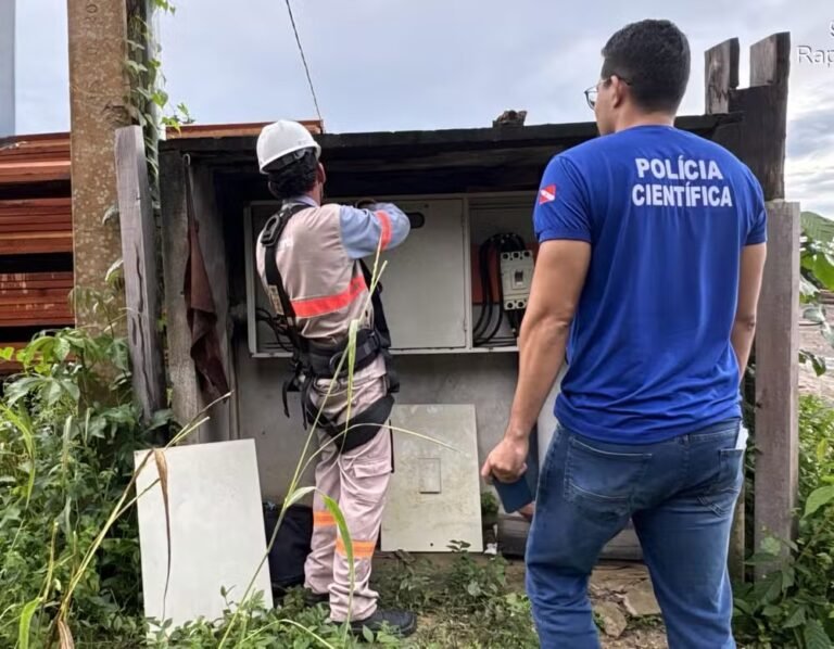 Empresa de exportação de madeira é flagrada com ligação clandestina de energia em Mojuí dos Campos
