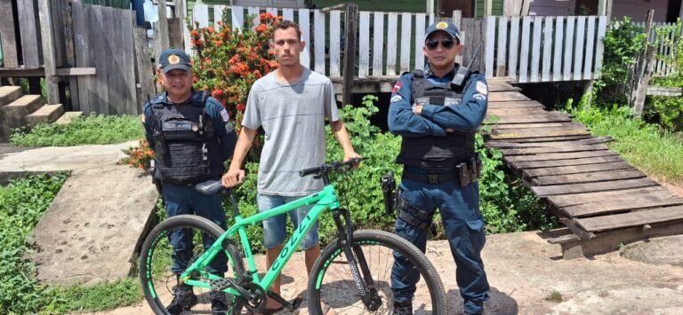 PM recupera bicicleta furtada após denúncia de vítima em Itaituba