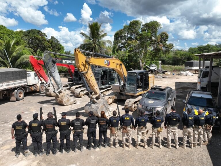 Operação Rota do Ouro combate garimpo ilegal e apreende máquinas em Novo Progresso