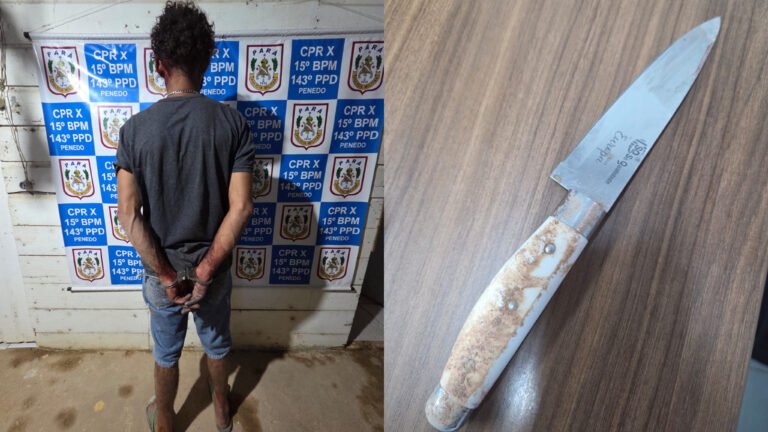 Adolescente é esfaqueado durante briga na comunidade do Penedo; suspeito é preso pela PM