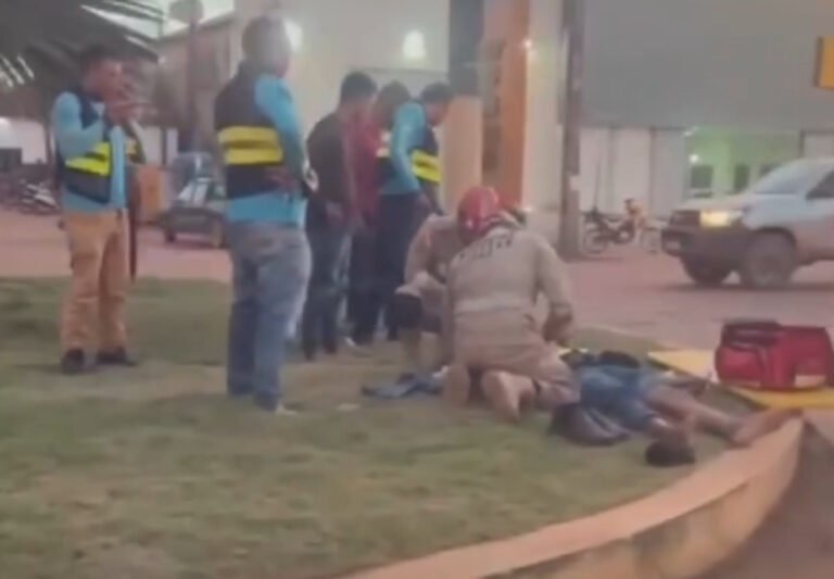 VÍDEO; Colisão entre motocicletas deixa homem ferido na Transamazônica, em Itaituba