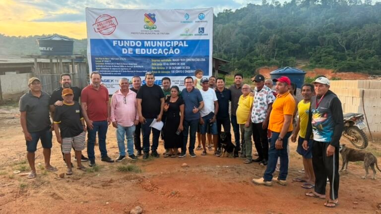 VÍDEO; Prefeito assina ordem de serviço para construção de escola na comunidade Marupá