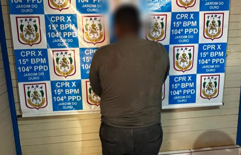 Polícia Militar conduz suspeito de abuso sexual contra menor em comunidade de Itaituba