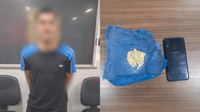 Homem é preso com crack durante ação da 1ª CIME no bairro São Francisco, em Itaituba