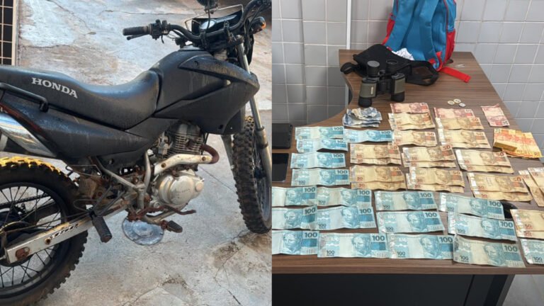 VÍDEO; Polícia Civil e PM apreendem drogas, recuperam moto roubada e prendem suspeito durante operação em Itaituba